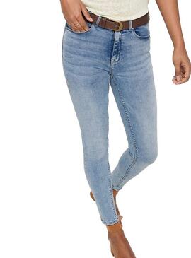 Jeans Only Paola Light Azul Mulher