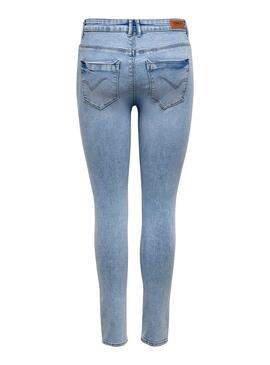 Jeans Only Paola Light Azul Mulher