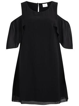 vestido Vila Vimagile preto