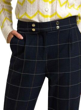 Calça Naf Naf Frames Marinha Para Mulher