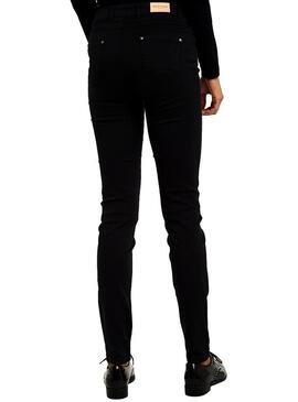 Calça Naf Naf Skinny Navy para Mulher