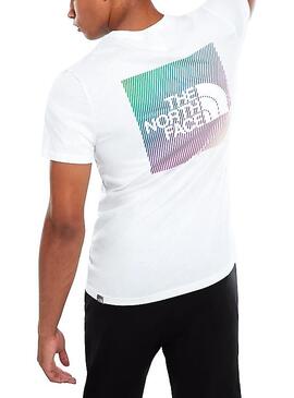 T-Shirt The North Face Rainbow Branco Homem