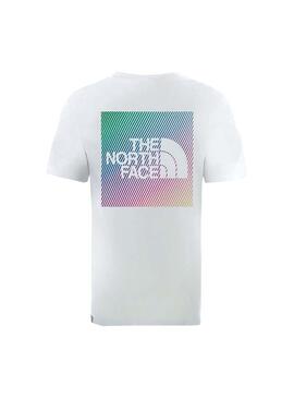 T-Shirt The North Face Rainbow Branco Homem