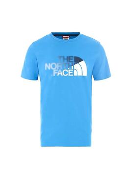 T-Shirt The North Face Logo Azul Homem