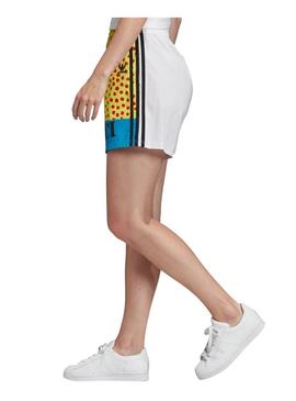 Short Adidas Graphic Amarelo Mulher