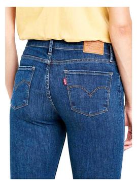 Jeans Levis 710 Innovation Azul Mulher