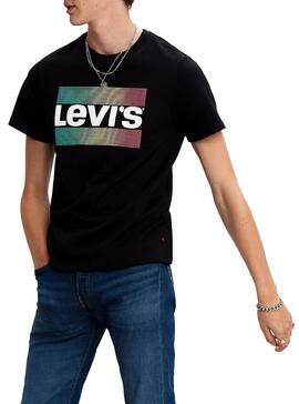 T-Shirt Levis Sportswear Logo Preto Homem