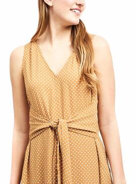 Vestido vila Vidottia Camel 