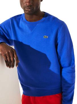 Sweat Lacoste SH7613 Azul Homem