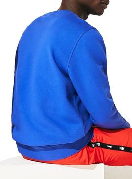 Sweat Lacoste SH7613 Azul Homem