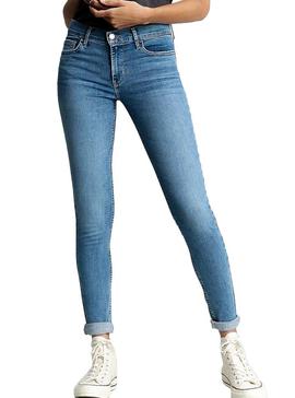 Jeans Levis 710 Innovation Azul Mulher