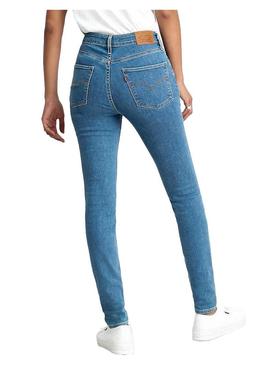 Jeans Levis 721 High Rise Azul Mulher