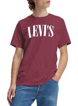 T-Shirt Levis Serif Relaxed Granada Homem