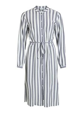 Vestido Vila Harper Cinza Mulher