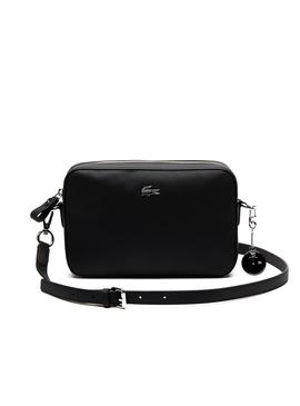 Saco Lacoste Square Crossover preto para Mulher