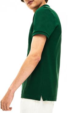Polo Lacoste Slim Fit Verde para Homem