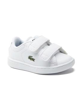 Sapatilhas Lacoste Carnaby Evo Branco para Meninos