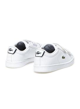 Sapatilhas Lacoste Carnaby Evo Branco para Meninos