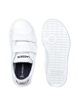 Sapatilhas Lacoste Carnaby Evo Branco para Meninos