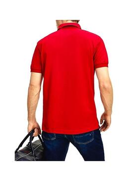 Polo Tommy Hilfiger Basico Rojo Para Hombre