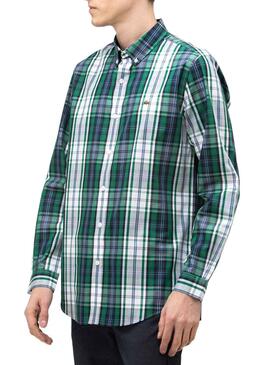 Camisa Lacoste Frames Verde para Homem