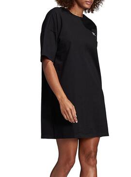 Vestido Preto Adidas Trefoil Mulher