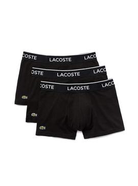 Pack 3 Boxers Lacoste Casual Preto para Homem