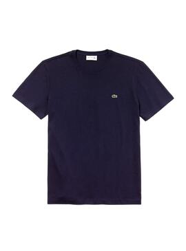 T-Shirt Lacoste Basic Azul Azul Marinho Homem