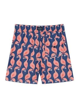 Swimsuit Hackett Flamingos Azul Para Meninos