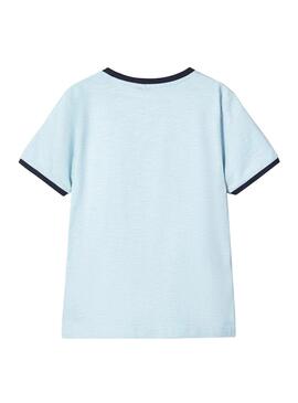 T-Shirt Name It com Tur Azul claro para menino