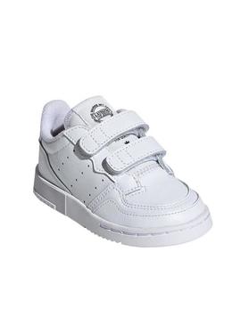 Sapatilhas Adidas Supercourt Branco Menino e Menina