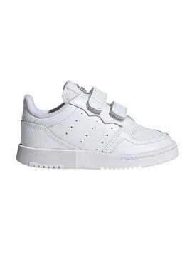 Sapatilhas Adidas Supercourt Branco Menino e Menina