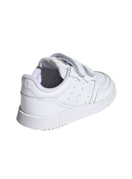 Sapatilhas Adidas Supercourt Branco Menino e Menina