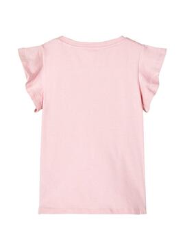 T-Shirt Name It Dara Rosa para menina