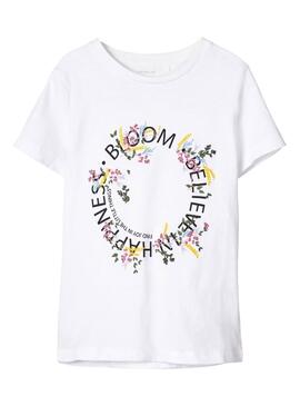 T-Shirt Name It Destiny Branco para menina