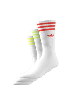 Pack Meias Adidas Solid Crew Menino e Menina