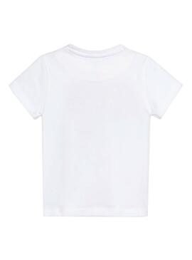T-Shirt Mayoral Escudos Branco Para Menimo