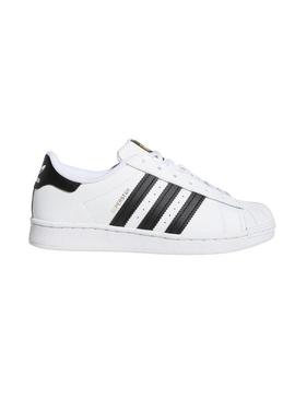 Sapatilhas Adidas Superstar C Branco Menimo e Menina