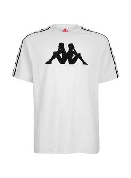 T-Shirt Kappa Tait Branco para homens