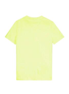 T-Shirt Tommy Hilfiger Flag Sail Neon para Menino