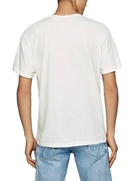 T-Shirt Pepe Jeans Tyron Branco Homem