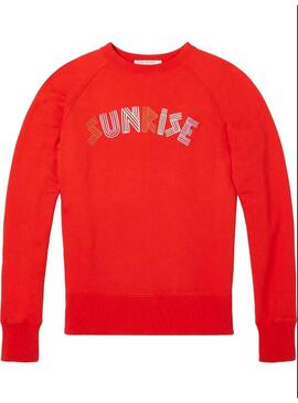 Sweat Maison Scotch Sunrise Vermelho