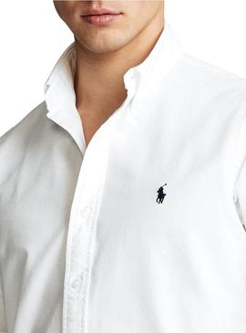 Camisa Polo Ralph Lauren Basic  Branco Homem