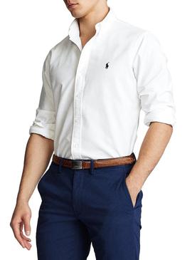 Camisa Polo Ralph Lauren Basic  Branco Homem