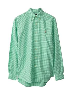 Camisa Polo Ralph Lauren Vichy Verde para homens