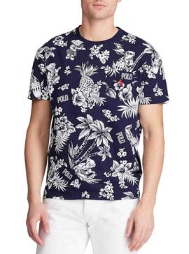 T-Shirt Polo Ralph Lauren Tropical Azul  Marinho 