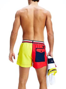 Swimsuit Tommy Hilfiger Colorblock Multi Homem