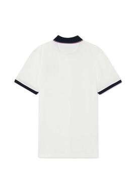 Polo Hackett London branco Homem 