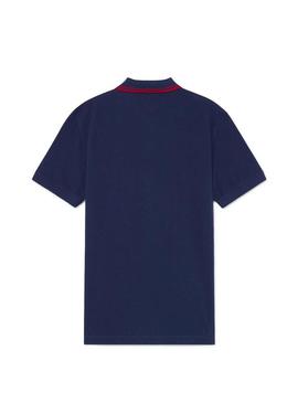 Polo Hackett Contrast Azul para Homem