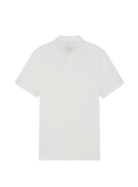 Polo Hackett Dyed White para Homem